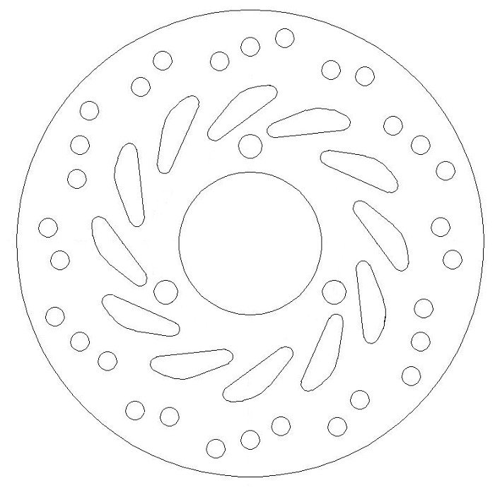 Disque de Frein Fixe YAMAHA - Homologué TÜV