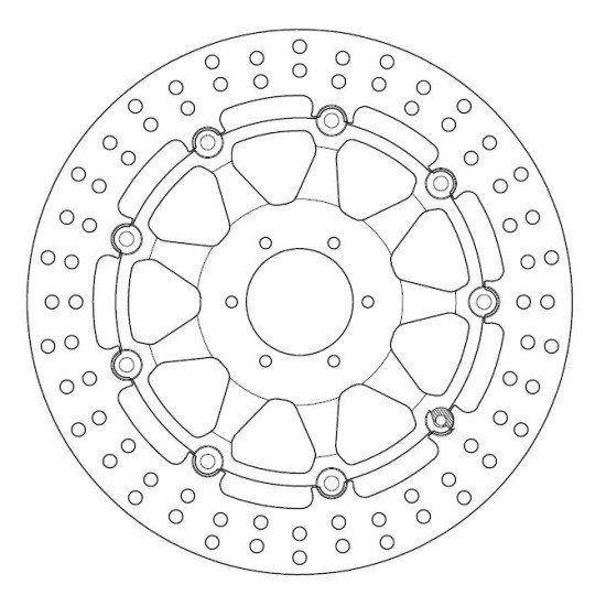 Disque de Frein Flottant HONDA - Homologué TÜV