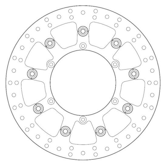 Disque de Frein Flottant KTM - Homologué TÜV