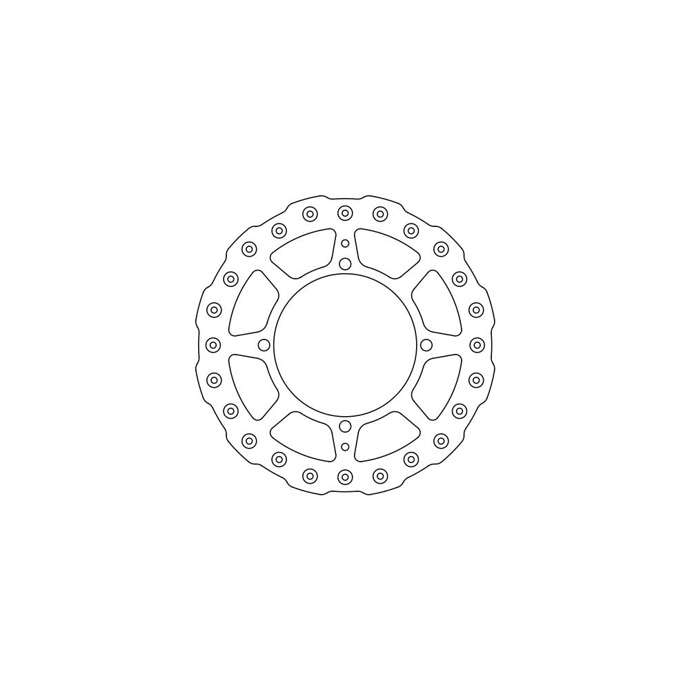 Disque de frein fixe