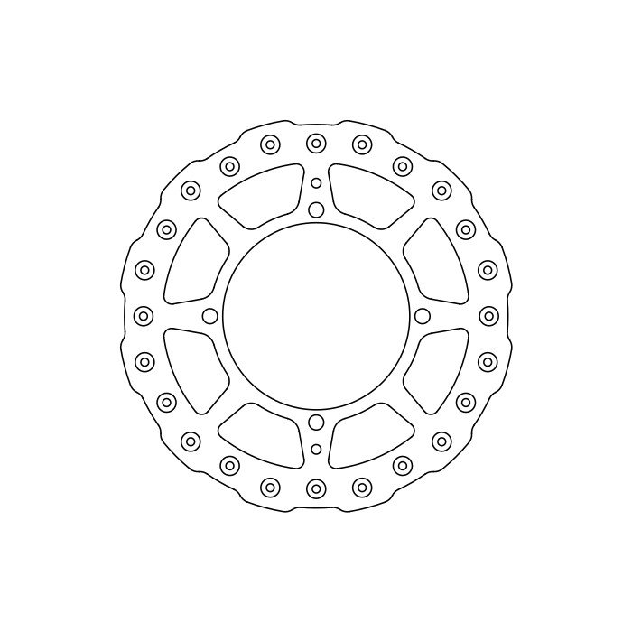 Disque de frein fixe