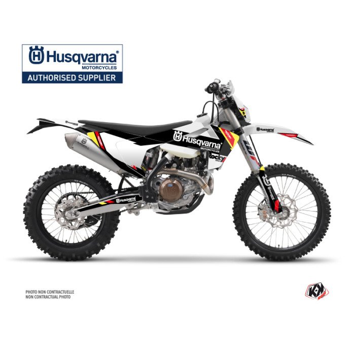 Kit Deco Moto Cross Rocky Husqvarna 125 TE Noir