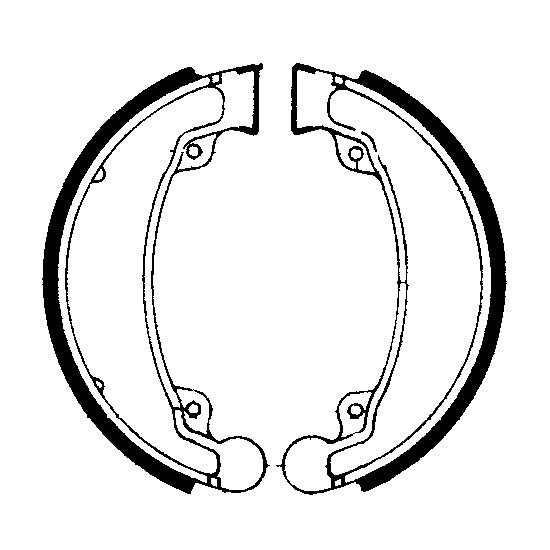 Machoire de frein FERODO Organique Friction Route