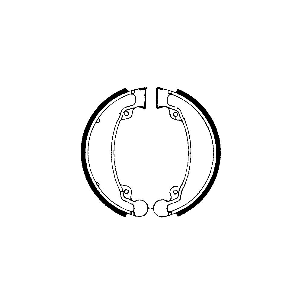 Machoire de frein FERODO Organique Friction Route