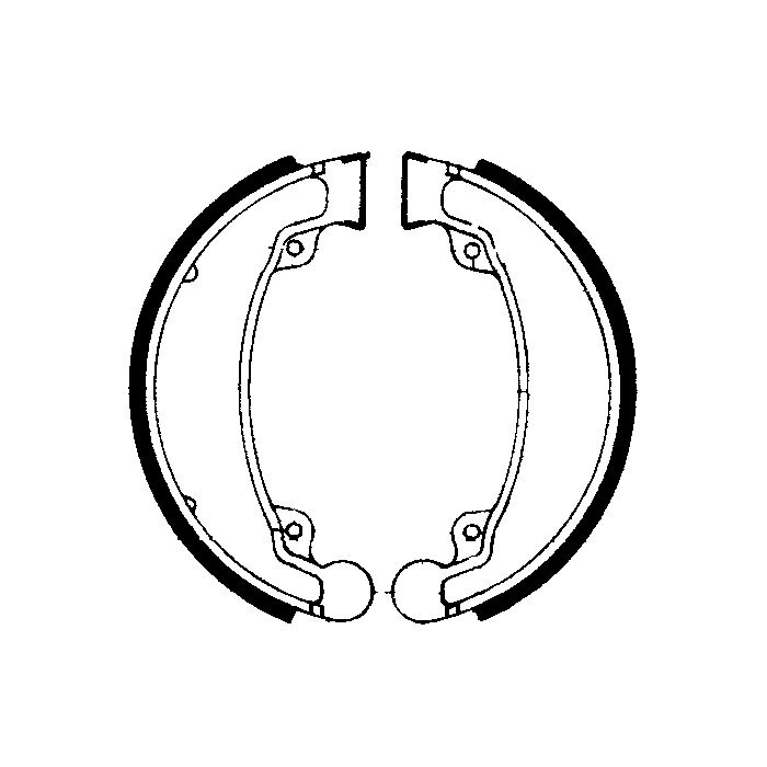 Machoire de frein FERODO Organique Friction Route