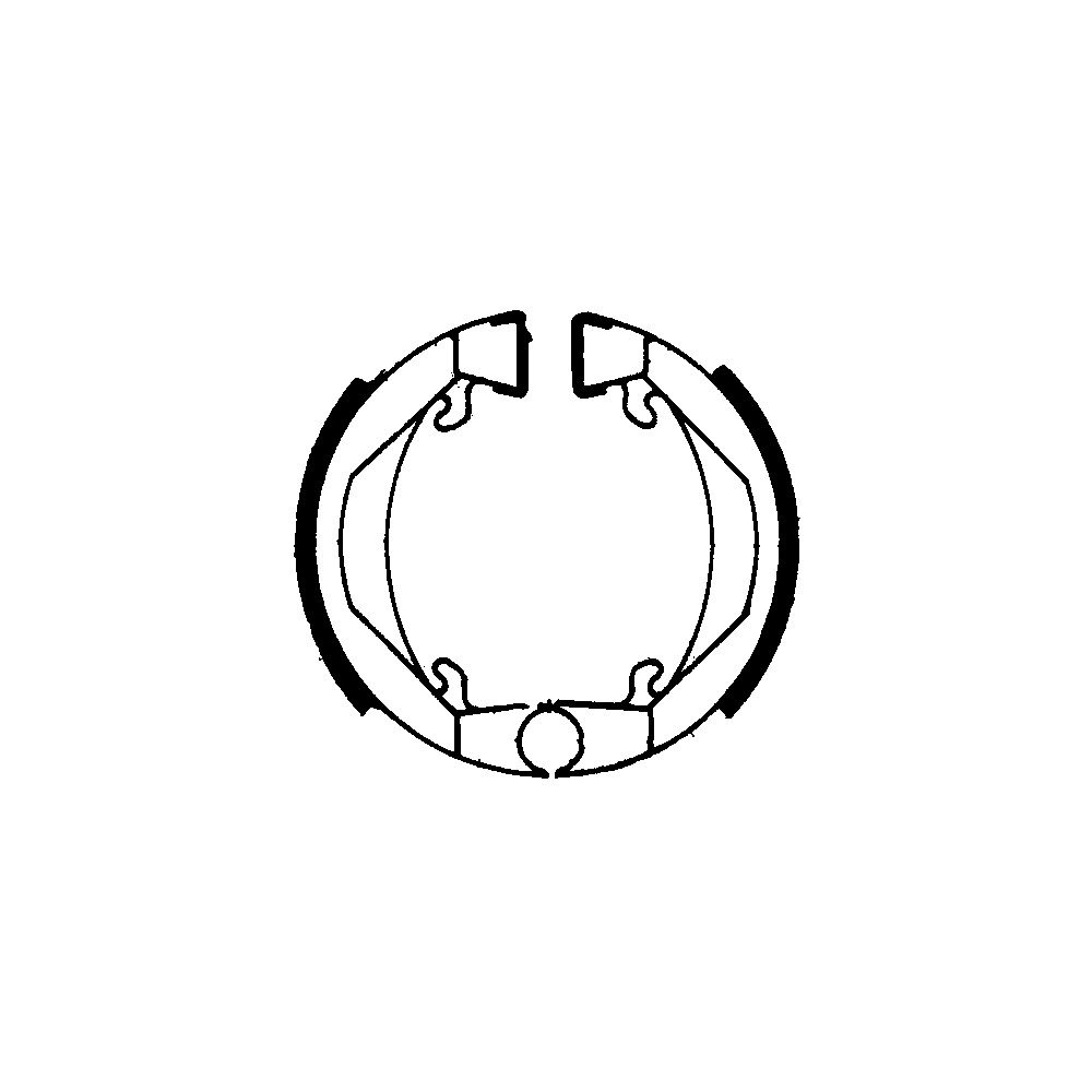 Machoire de frein FERODO Organique Friction Route