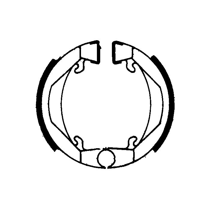 Machoire de frein FERODO Organique Friction Route