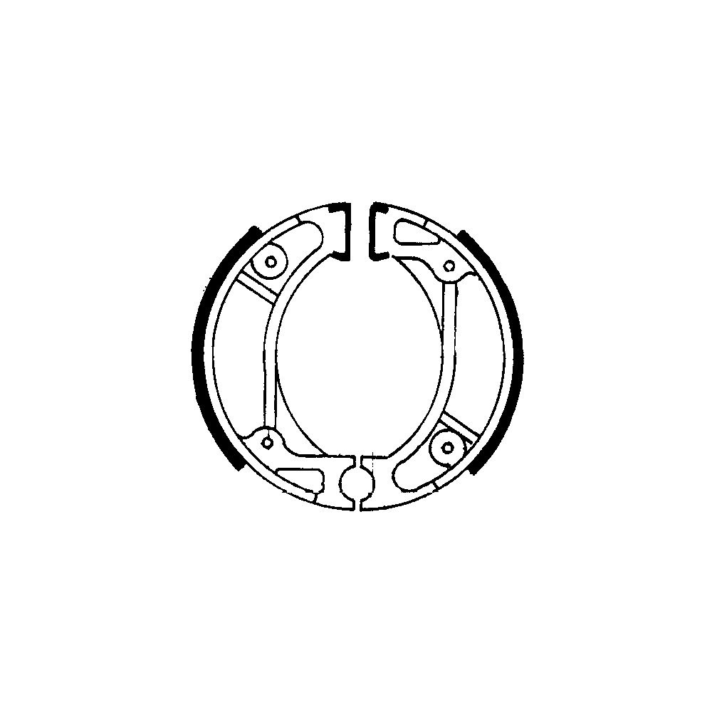 Machoire de frein FERODO Organique Friction Route