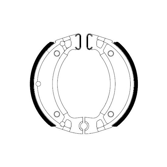 Plaquette de frein FERODO Standard Route Ø110mm