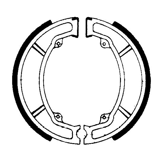 Machoire de frein FERODO Organique Friction Route