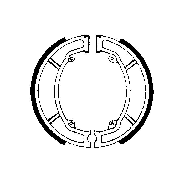 Machoire de frein FERODO Organique Friction Route