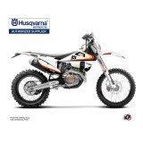 Kit Deco Moto Cross Legacy Husqvarna 125 TE Noir Jaune