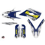Kit Deco Moto Cross Predator Husqvarna 125 TE Violet Jaune