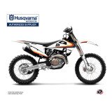 Kit Deco Moto Cross Legacy Husqvarna 250 TE Noir Jaune