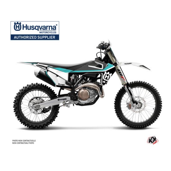 Kit Deco Moto Cross Legend Husqvarna 250 TE Turquoise