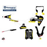 Kit Deco Moto Cross Split Husqvarna 300 TE Noir Jaune