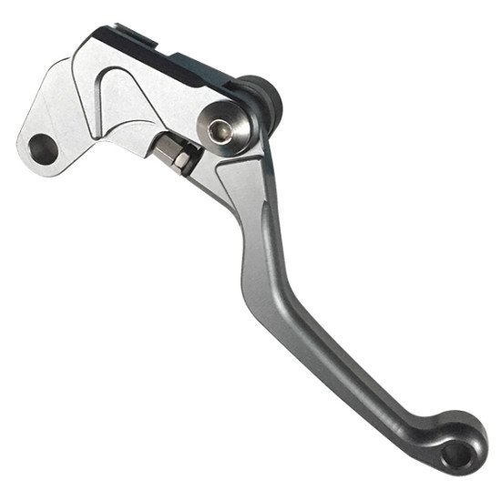 Levier Cross Alu Court Repliable - Frein - Couleur Titane - KTM EXC 25