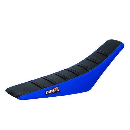 HOUSSE DE SELLE SHERCO SE-R SEF-R TOP BLACK- SIDE BLUE-STRIPES BLACK