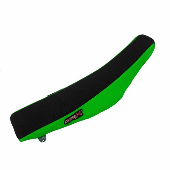 HOUSSE DE SELLE KAWASAKI KX 65 00-20 KLX 110 02-20 TOP BLACK- SIDE GRE