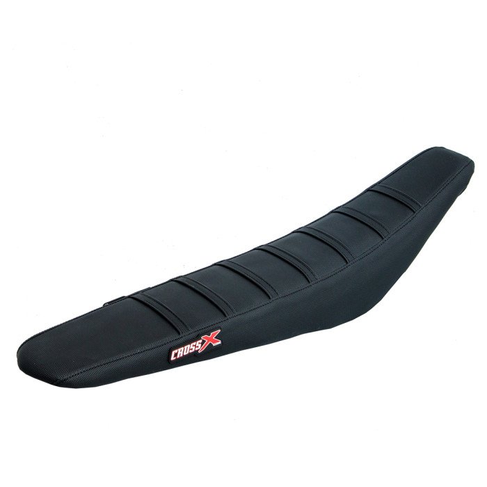 HOUSSE DE SELLE KTM SX 85 - TOP BLACK- SIDE BLACK-STRIPES BLACK