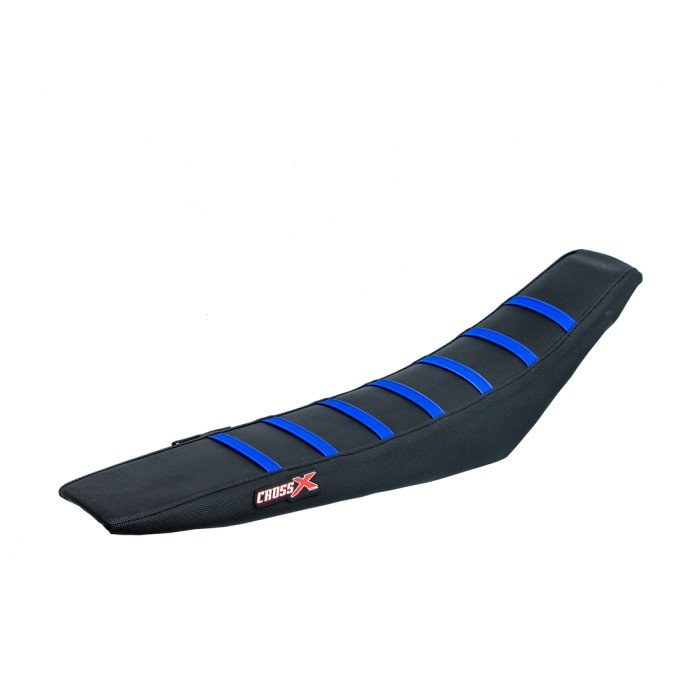 HOUSSE DE SELLE HUSQVARNA FC-TC-FE-TE - TOP BLACK- SIDE BLACK-STRIPES