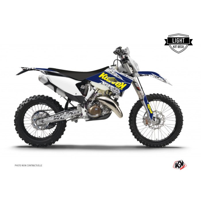 Kit Deco Moto Cross Predator Husqvarna 300 TE Violet Jaune