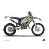 Kit Deco Moto Cross Freegun Eyed Husqvarna 300 TE Bleu Jaune
