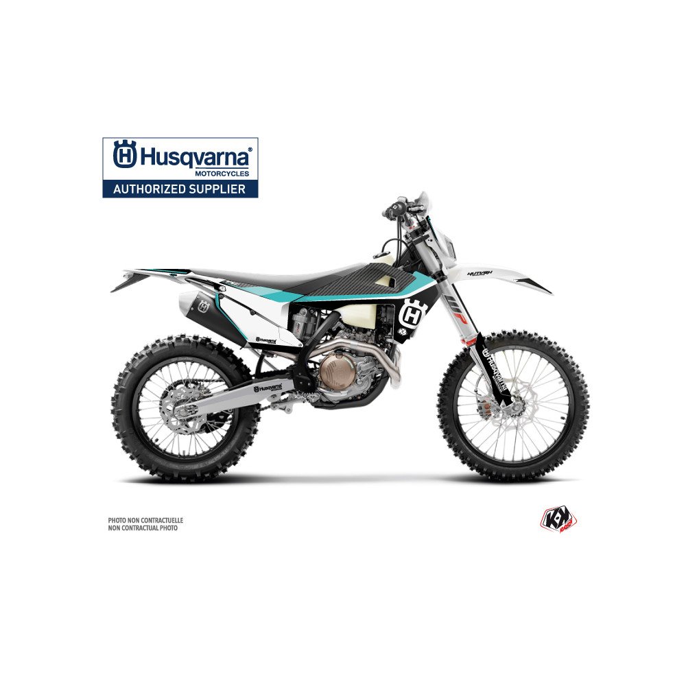 Kit Deco Moto Cross Legend Husqvarna 250 FE Turquoise