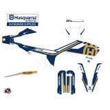 Kit Deco Moto Cross Heritage Husqvarna 250 FE Bleu