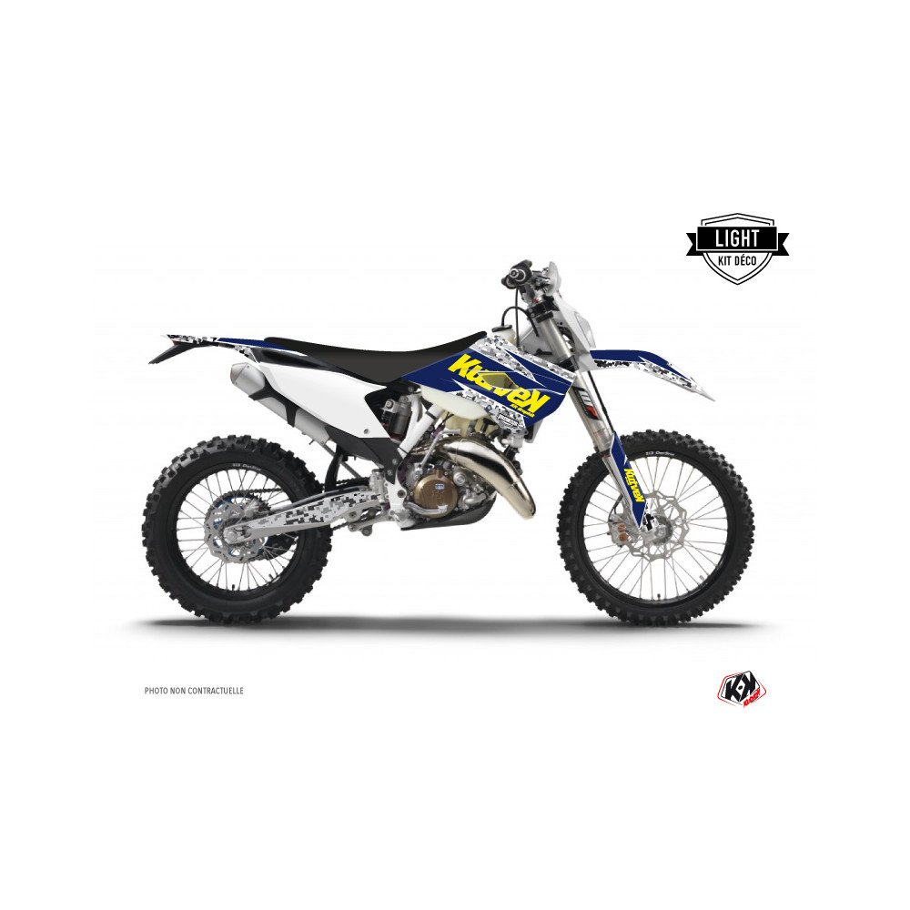 Kit Deco Moto Cross Predator Husqvarna 250 FE Violet Jaune