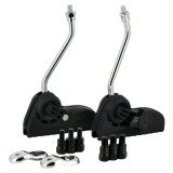 Parebrise Transparent Réglable L 430 / 450 mm + Kit Fixation Pour Mon