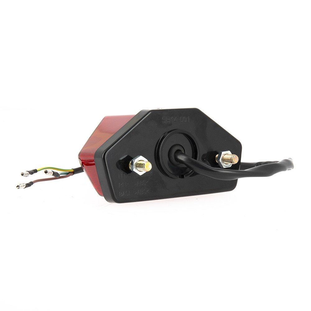 Feu Arrière Led VEILLEUSE + FREIN - Rouge : 8 Leds - Homologué CE