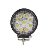 Projecteur rond Ø 114mm 9 LED - 27 Watts