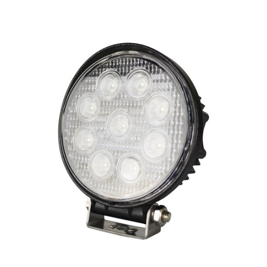Projecteur rond Ø 114mm 9 LED - 27 Watts