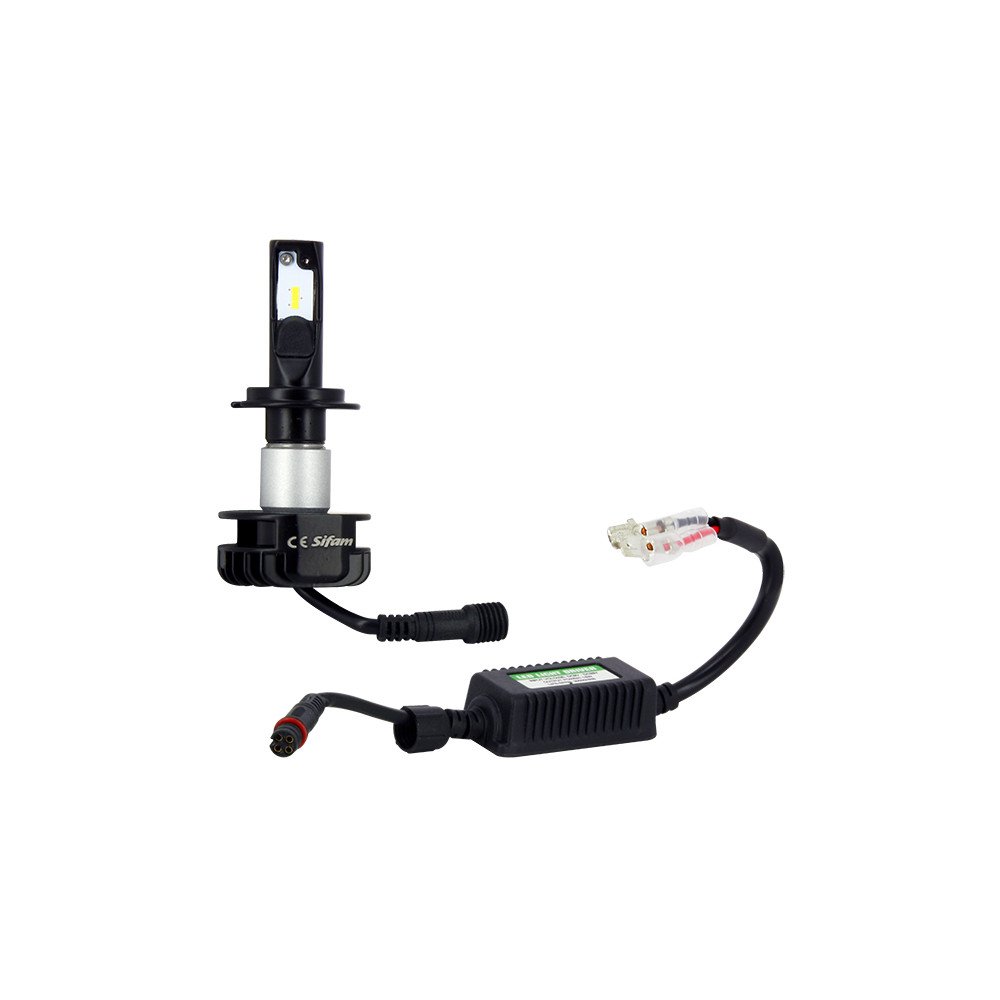 Ampoule H7 LED + Ballast - 16W/2200 Lumens (Code)