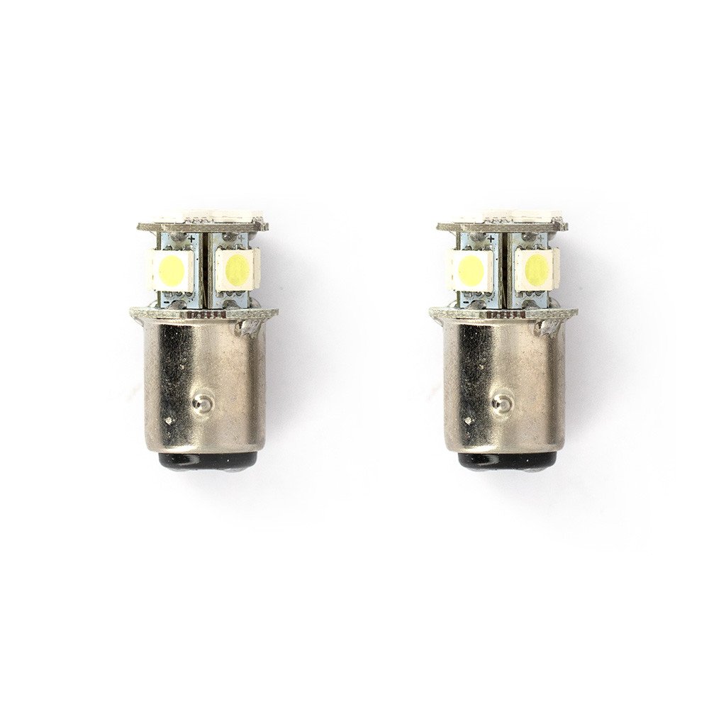 Ampoules S25 - 8 Leds BA15D - Blister de 2 Ampoules