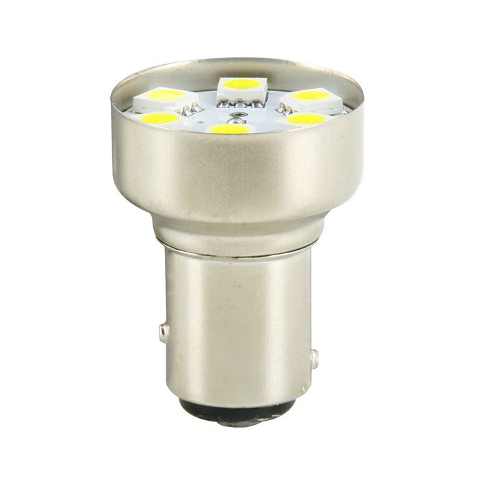 Ampoules de stop 12 LEDs 12V 1.5W - BAy15D - Blister de 2 Ampoules