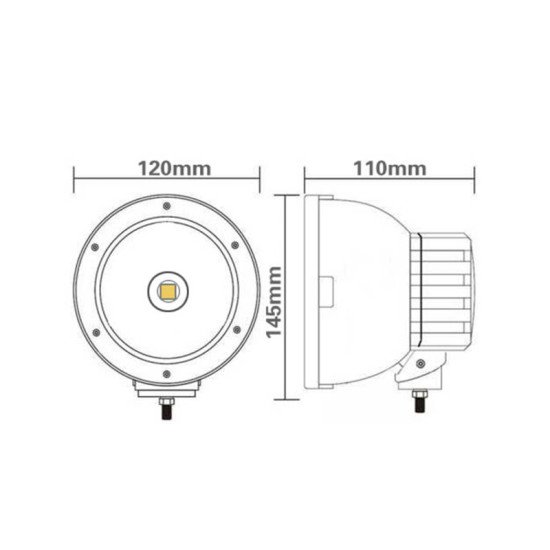 Projecteur LED 25 W 2500LM