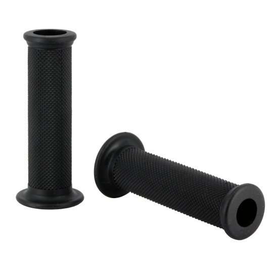 Poignées caoutchouc noires Ø20/24mm