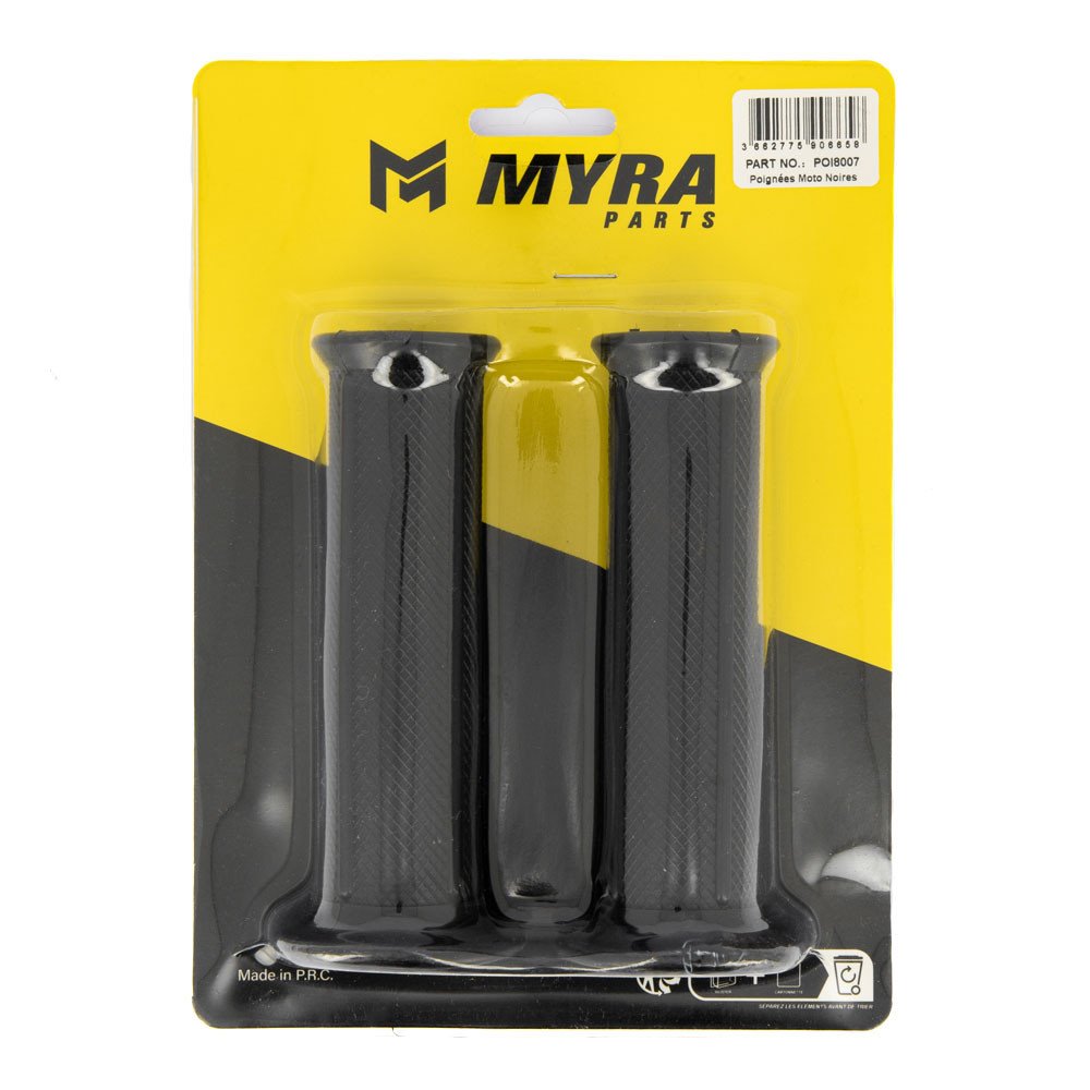 Poignées Moto Noires