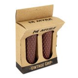 Poignées Moto Marron Diamond Vintage Grip