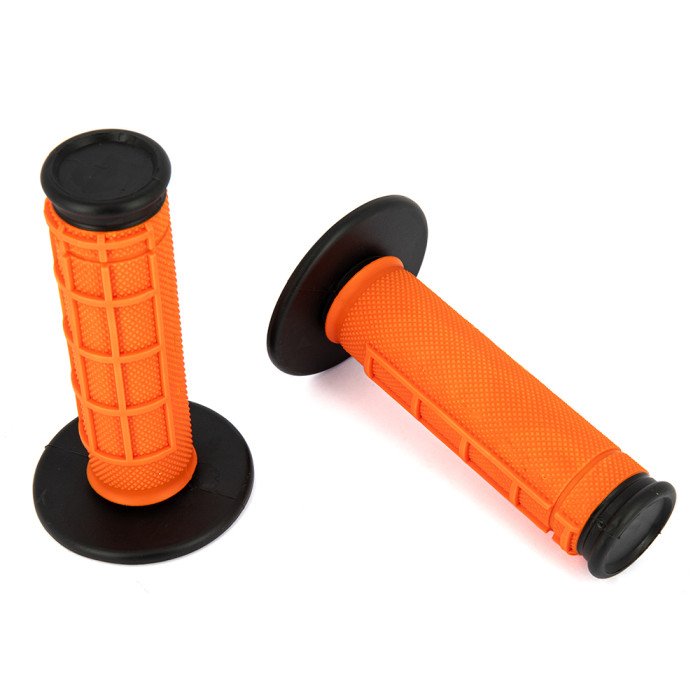 Poignées Tout-Terrain Anti-Vibrations Orange / Noir