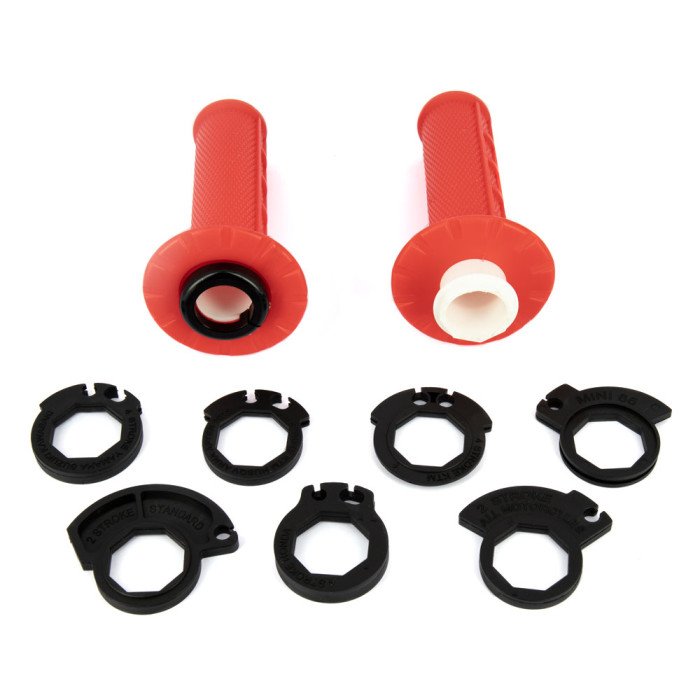 Poignées Cross Lock On Rouge