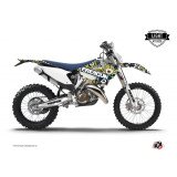 Kit Deco Moto Cross Freegun Eyed Husqvarna 350 FE Bleu Jaune