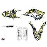 Kit Deco Moto Cross Freegun Eyed Husqvarna 350 FE Bleu Jaune
