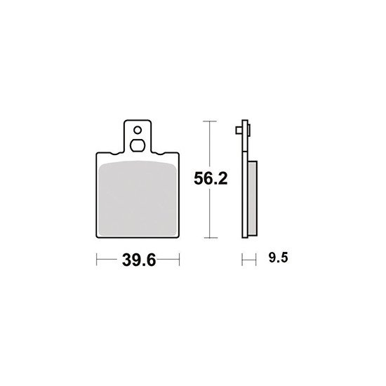 Plaquettes de frein - Semi-métal R90
