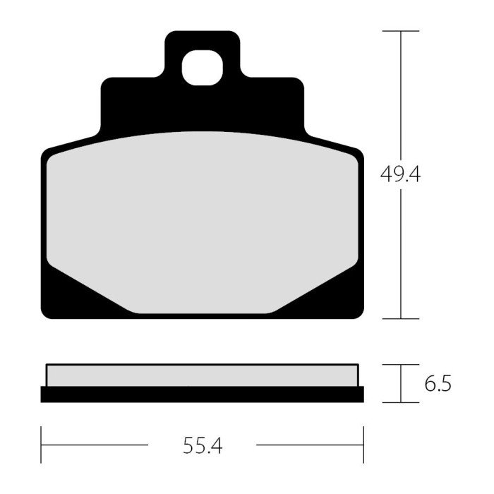 Plaquette de frein - Semi-métal R90