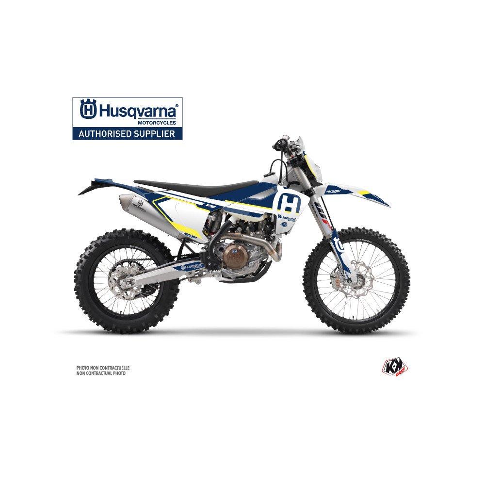 Kit Deco Moto Cross Nova Husqvarna 450 FE Bleu