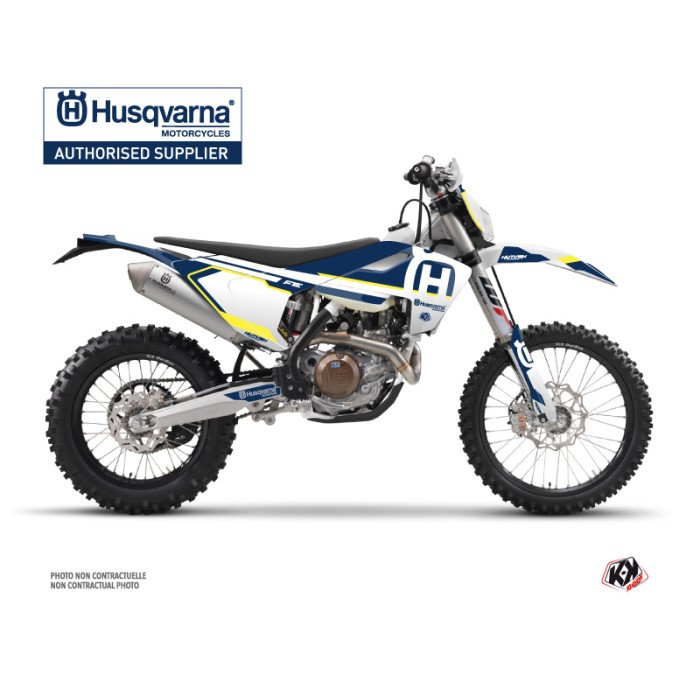 Kit Deco Moto Cross Nova Husqvarna 450 FE Bleu
