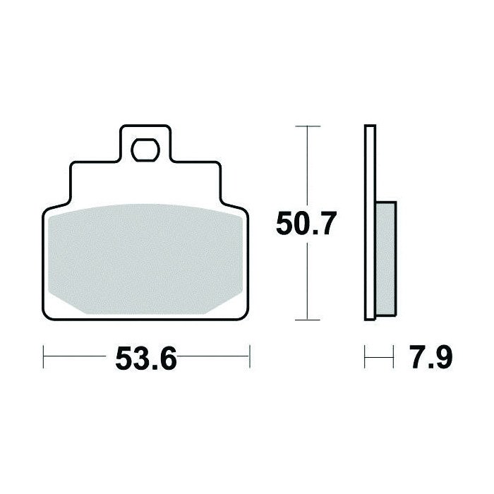 Plaquette de frein Sifam Métal Fritté haute performance norme KBA/AB